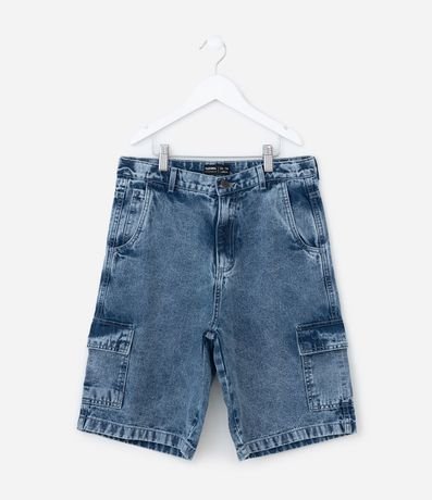 Bermuda Baggy Infantil con Bolsillos Cargo - Talle 5 a 14 años 2