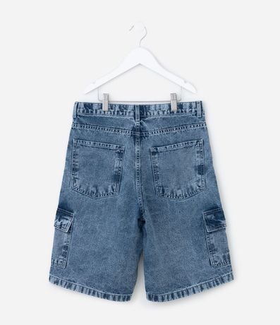 Bermuda Baggy Infantil con Bolsillos Cargo - Talle 5 a 14 años 2
