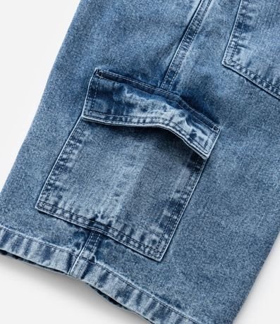 Bermuda Baggy Infantil con Bolsillos Cargo - Talle 5 a 14 años 7