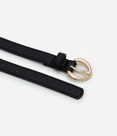 Kit 03 Cintos Finos con Hebilla Arredondeada Bold 2