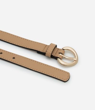 Kit 03 Cintos Finos con Hebilla Arredondeada Bold 3
