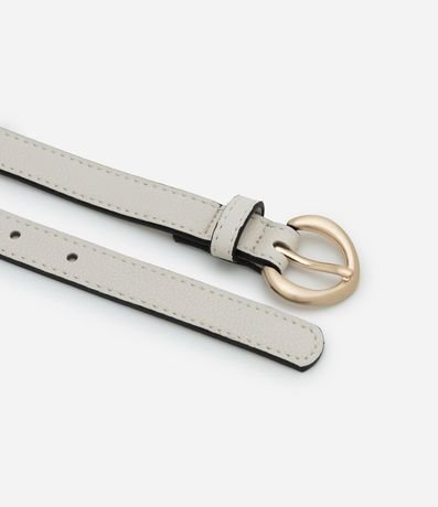 Kit 03 Cintos Finos con Hebilla Arredondeada Bold 4
