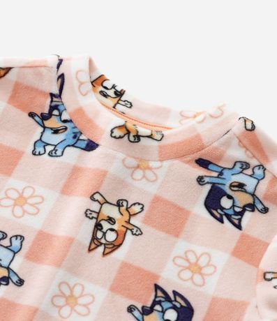 Pijama Infantil Largo en Plush con Estampado Bluey – Talle 2 a 8 años 9