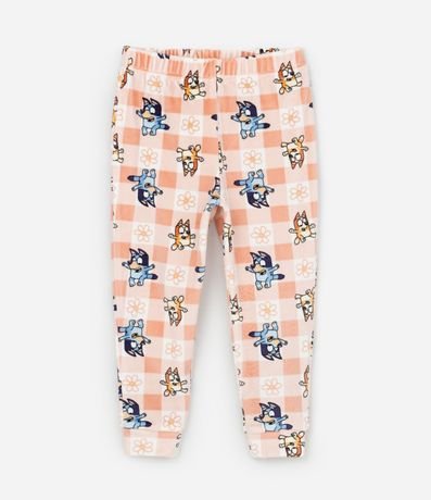 Pijama Infantil Largo en Plush con Estampado Bluey – Talle 2 a 8 años 4