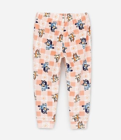 Pijama Infantil Largo en Plush con Estampado Bluey – Talle 2 a 8 años 5