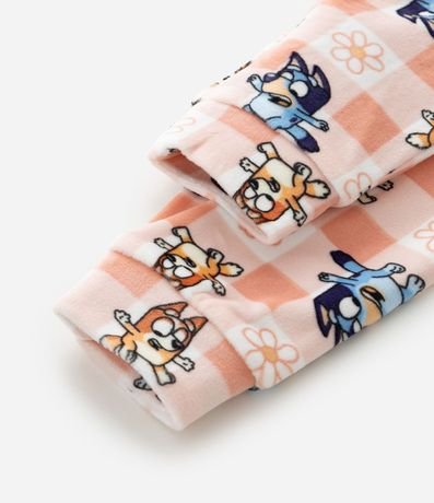 Pijama Infantil Largo en Plush con Estampado Bluey – Talle 2 a 8 años 6