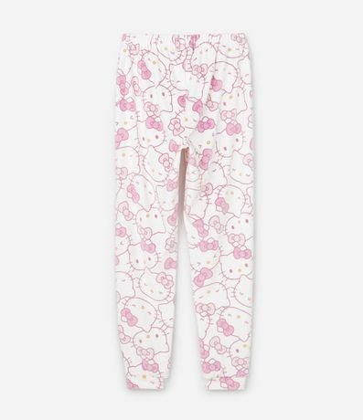 Pijama Infantil Largo en Plush con Estampa de Hello Kitty – Talle 4 a 16 años 6