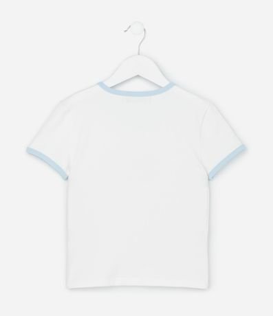 Remera Baby Look Infantil Estilo College con Estampa Lettering N.Y.C - Talle 5 a 14 años 3