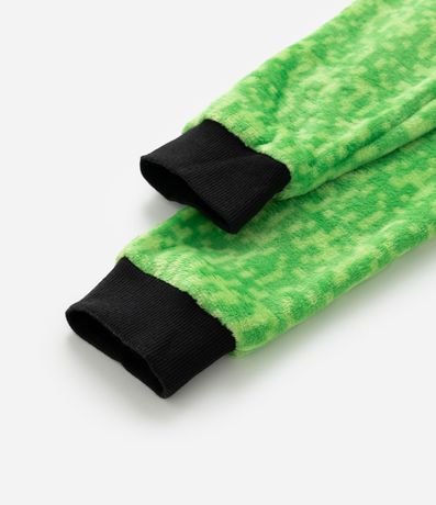 Pijama Jumper Infantil en Fleece con Bordado de Minecraft - Talle 5 a 14 años 8