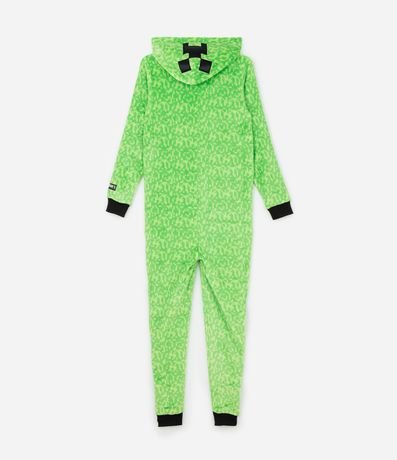 Pijama Jumper Infantil en Fleece con Bordado de Minecraft - Talle 5 a 14 años 3