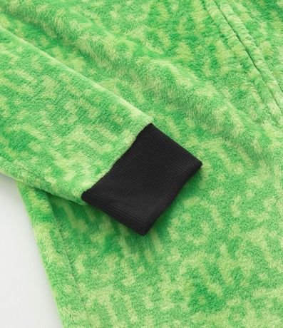 Pijama Jumper Infantil en Fleece con Bordado de Minecraft - Talle 5 a 14 años 5