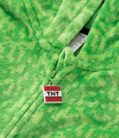 Pijama Jumper Infantil en Fleece con Bordado de Minecraft - Talle 5 a 14 años 6