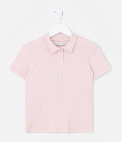 Remera Infantil en Rib con Cuello Polo - Talle 5 a 14 años 1