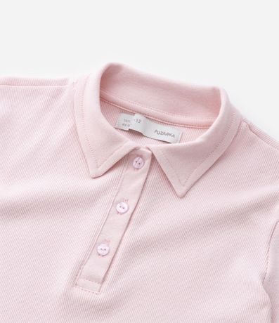 Remera Infantil en Rib con Cuello Polo - Talle 5 a 14 años 7