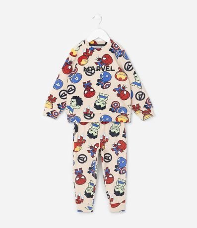 Pijama Infantil Largo en Plush con Estampa dw Baby Marvel – Talle 2 a 8 años 1