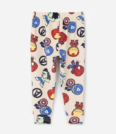 Pijama Infantil Largo en Plush con Estampa dw Baby Marvel – Talle 2 a 8 años 5