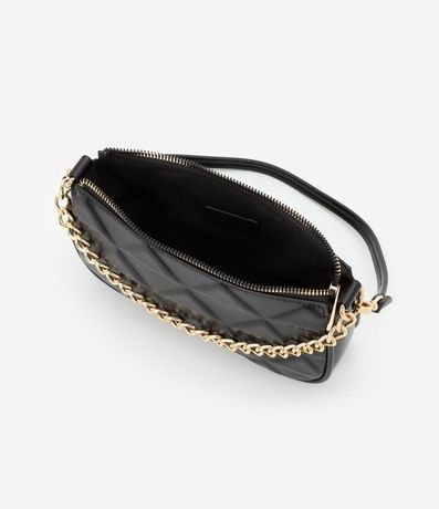 Bolsillo Baguette Pequeña en PU con Detalle de Cadena Embossed 5