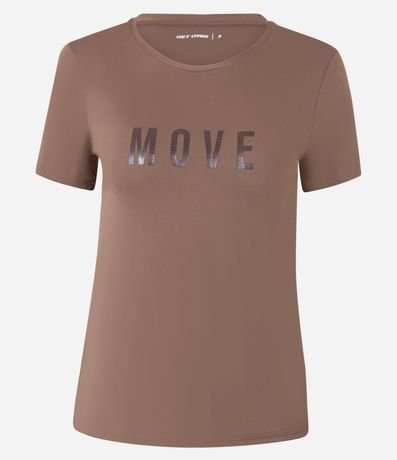 Remera Deportiva Texturizada con Estampa Move 3