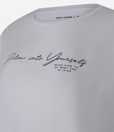 Remera Cropped Oversized Deportiva con Tecnologia Dry y Estampa Flow 4