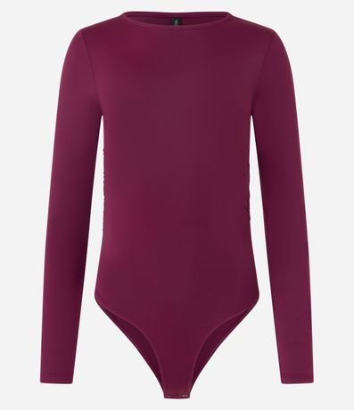 Body en Poliamida con Fruncido Lateral 4