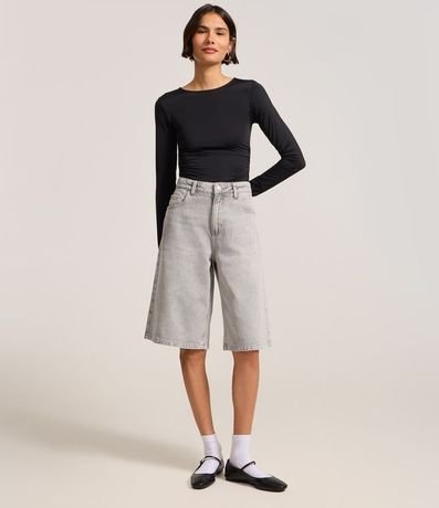 Body en Poliamida con Fruncido Lateral 2