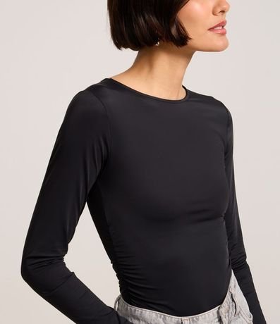 Body en Poliamida con Fruncido Lateral 3