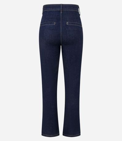 Pantalón Recto en Jeans con Cintura Mediana y Bolsillos Delanteros 6