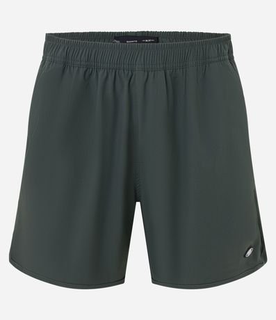 Bermuda Tecnológica Lisa con Bajo Redondeado 5