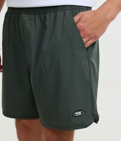 Bermuda Tecnológica Lisa con Bajo Redondeado 3