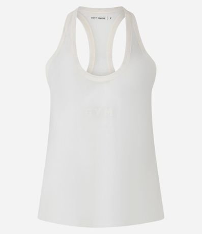 Musculosa Nadador Deportiva en Tule con Encaje 6