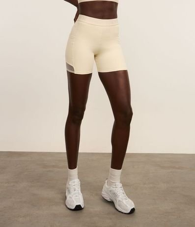 Bermuda Deportiva en Microfibra Pesada con Cintura Elástica y Bolsillos 3