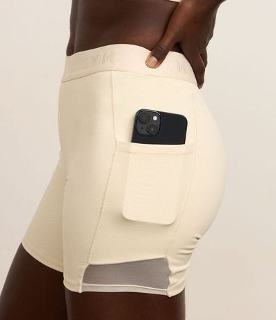 Bermuda Deportiva en Microfibra Pesada con Cintura Elástica y Bolsillos 4