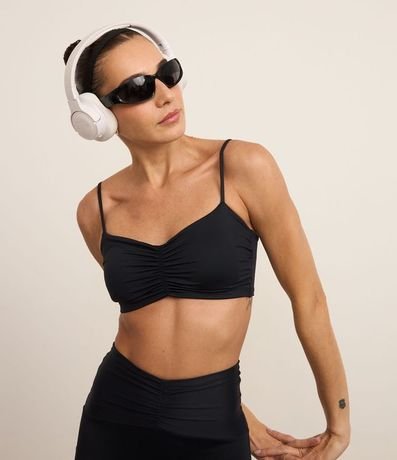 Top Deportivo en Microfibra con Busto Fruncido 2