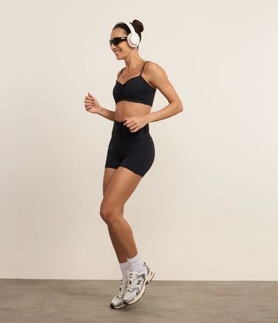 Top Deportivo en Microfibra con Busto Fruncido 3