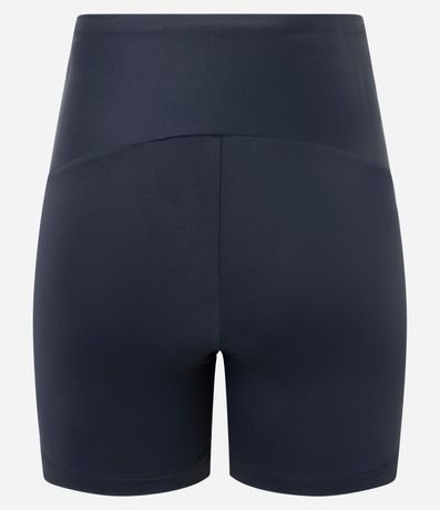 Bermuda Ciclista Deportiva en Microfibra con Cintura Fruncida 8