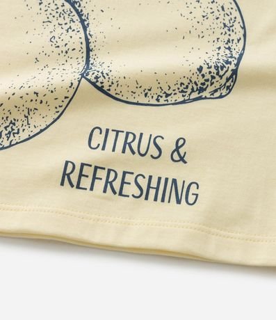 Remera Boxy Infantil con Estampa de Limones - Talle 5 a 14 años 5