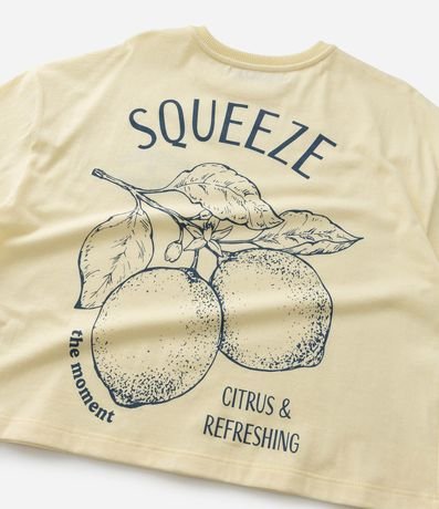 Remera Boxy Infantil con Estampa de Limones - Talle 5 a 14 años 7