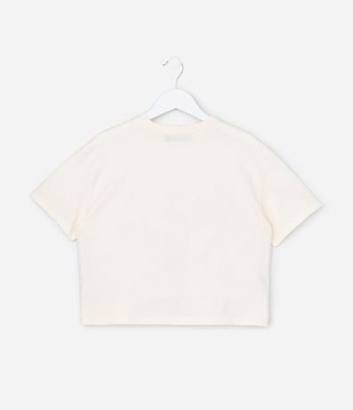 Remera Boxy Infantil con Aplicación de Strass Girls Club - Talle 5 a 14 años 2