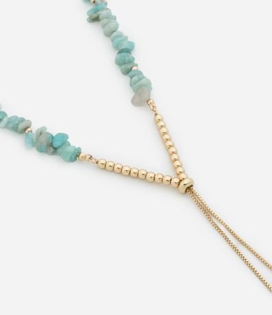 Collar Corbata con Gravas Ajuste Delantero y Piedra en las Puntas 3