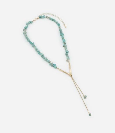 Collar Corbata con Gravas Ajuste Delantero y Piedra en las Puntas 4