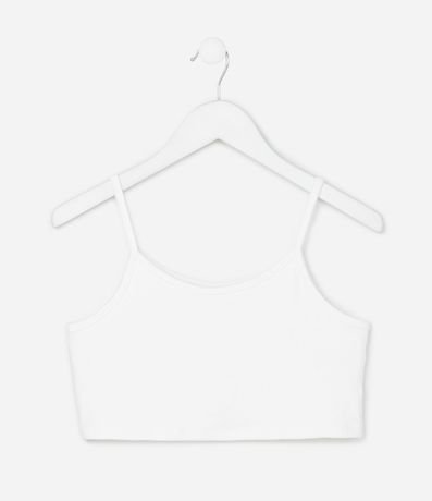 Top Cropped  Infantil en Microfibra - Tam  5 a 14 años 2