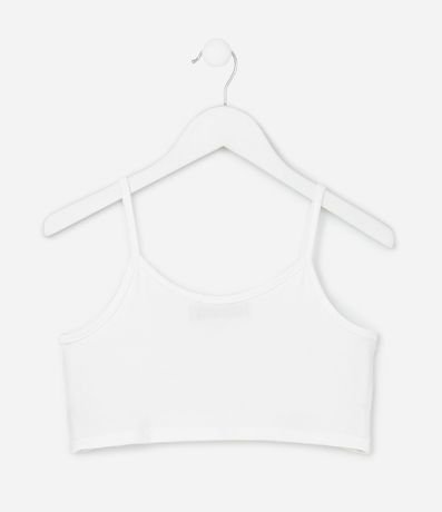 Top Cropped  Infantil en Microfibra - Tam  5 a 14 años 3