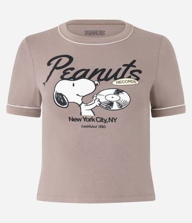 Blusa New T-shirt con Estampa Frente y Espalda Snoopy 5