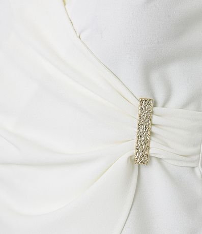 Blusa en Orly con Broche Metálico en el Sobrepuesto 8