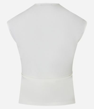 Blusa en Orly con Broche Metálico en el Sobrepuesto 9