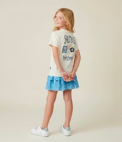 Remera Infantil con Estampa Selos SaltyCo - Tam  5 a 14 años