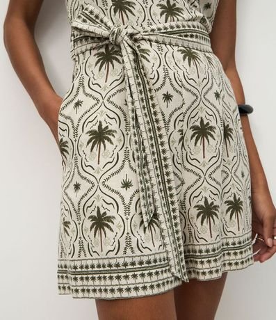 Enterito de Bretel en Viscolino con Estampa Floral 4