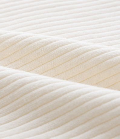 Musculosa Infantil Acanalada con Flor - Talle 1 a 6 años 4