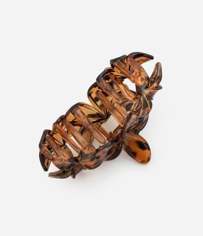 Pinza para el pelo con Tres Flores en Animal Print 2