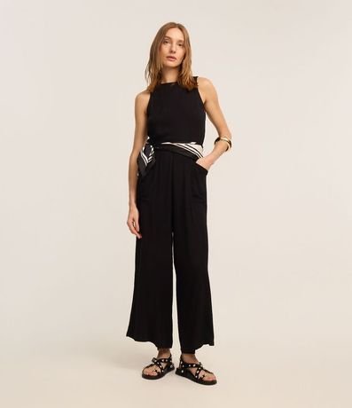 Mono en Viscosa con Bretel Ancho y Bolsillos 2